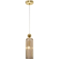 Maytoni MOD302PL-01CG - Lustr na lanku ANTIC 1xE14/40W/230V zlatá/béžová