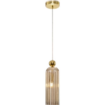 Maytoni MOD302PL-01CG - Lustr na lanku ANTIC 1xE14/40W/230V zlatá/béžová