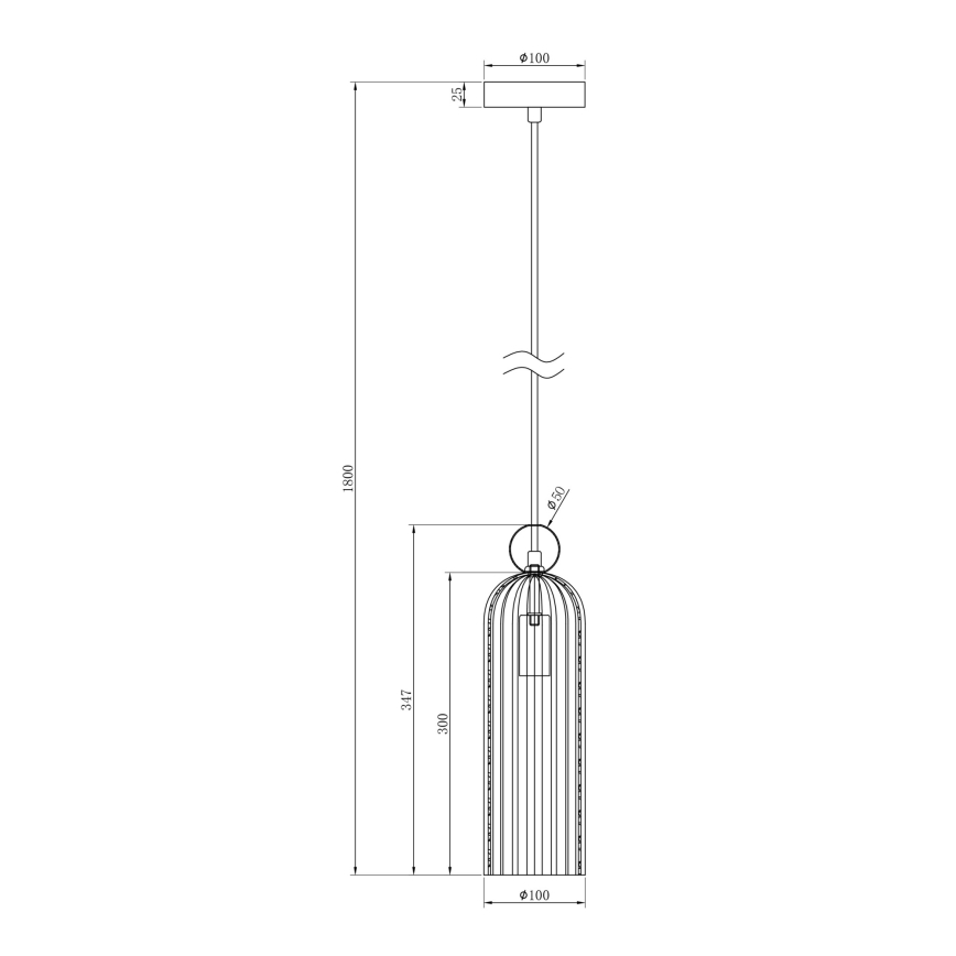 Maytoni MOD302PL-01CG - Lustr na lanku ANTIC 1xE14/40W/230V zlatá/béžová