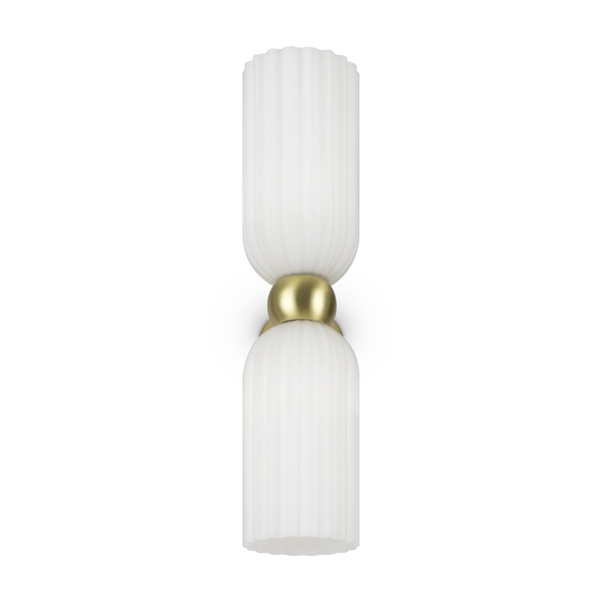 Maytoni MOD302WL-02W - Nástěnné svítidlo ANTIC 2xE14/40W/230V zlatá/bílá