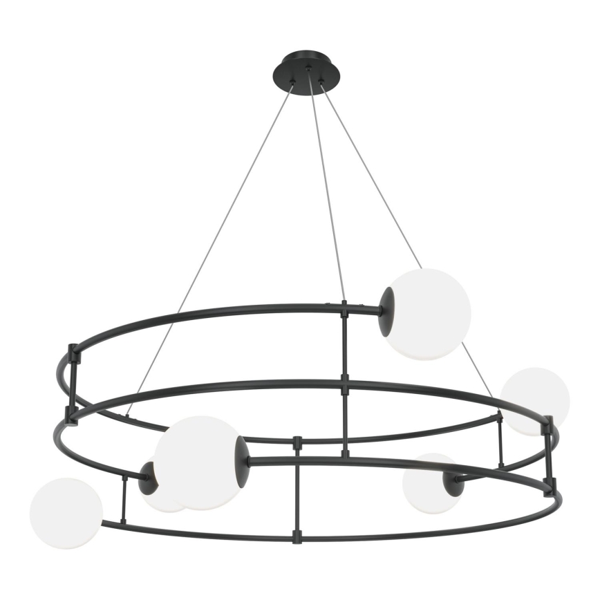 Maytoni MOD317PL-06B - Lustr na lanku BALANCE 6xG9/40W/230V černá