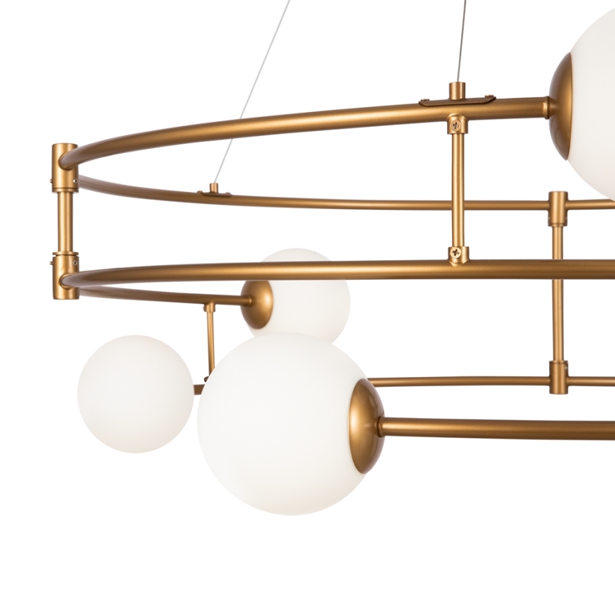 Maytoni MOD317PL-06G - Lustr na lanku BALANCE 6xG9/40W/230V měděná