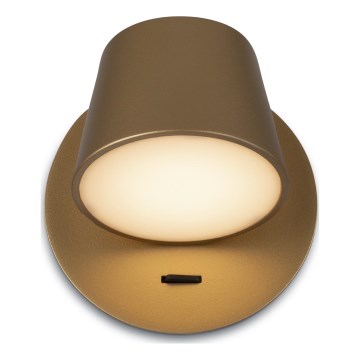 Maytoni MOD421WL-L6BS3K - LED Nástěnné svítidlo PIXEL LED/7W/230V 3000K zlatá