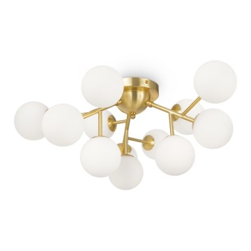 Maytoni MOD545CL-12BS - Stropní svítidlo DALLAS 12xG9/28W/230V zlatá