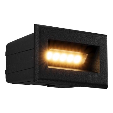 Maytoni O045SL-L3B3K - LED Venkovní vestavné svítidlo BOSCA LED/3W/230V 3000K IP65 černá