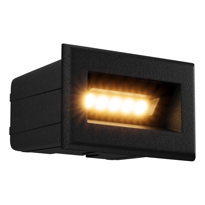 Maytoni O045SL-L3B3K - LED Venkovní vestavné svítidlo BOSCA LED/3W/230V 3000K IP65 černá