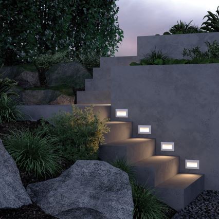 Maytoni O045SL-L3W3K - LED Venkovní vestavné svítidlo BOSCA LED/3W/230V 3000K IP65 bílá