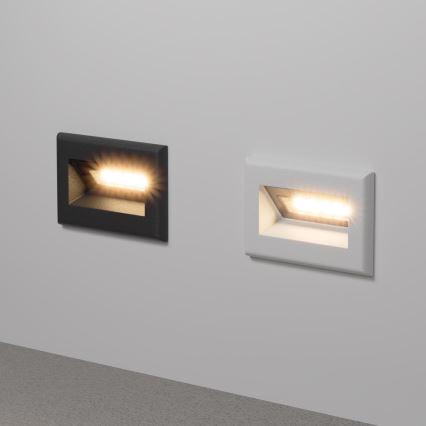 Maytoni O045SL-L3W3K - LED Venkovní vestavné svítidlo BOSCA LED/3W/230V 3000K IP65 bílá