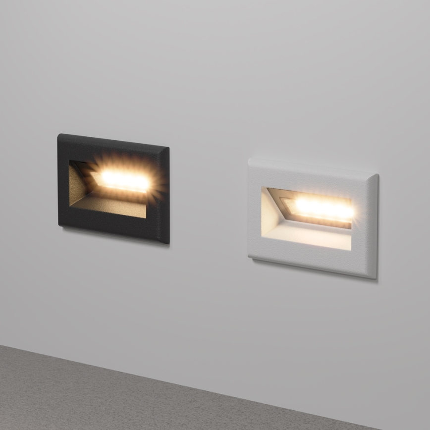 Maytoni O045SL-L3W3K - LED Venkovní vestavné svítidlo BOSCA LED/3W/230V 3000K IP65 bílá