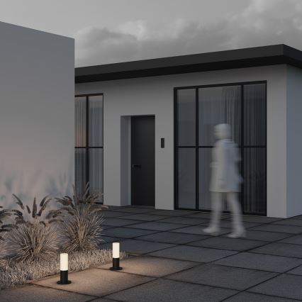 Maytoni O418FL-01B - Venkovní lampa WILLIS 1xE27/60W/230V 30 cm IP54 černá