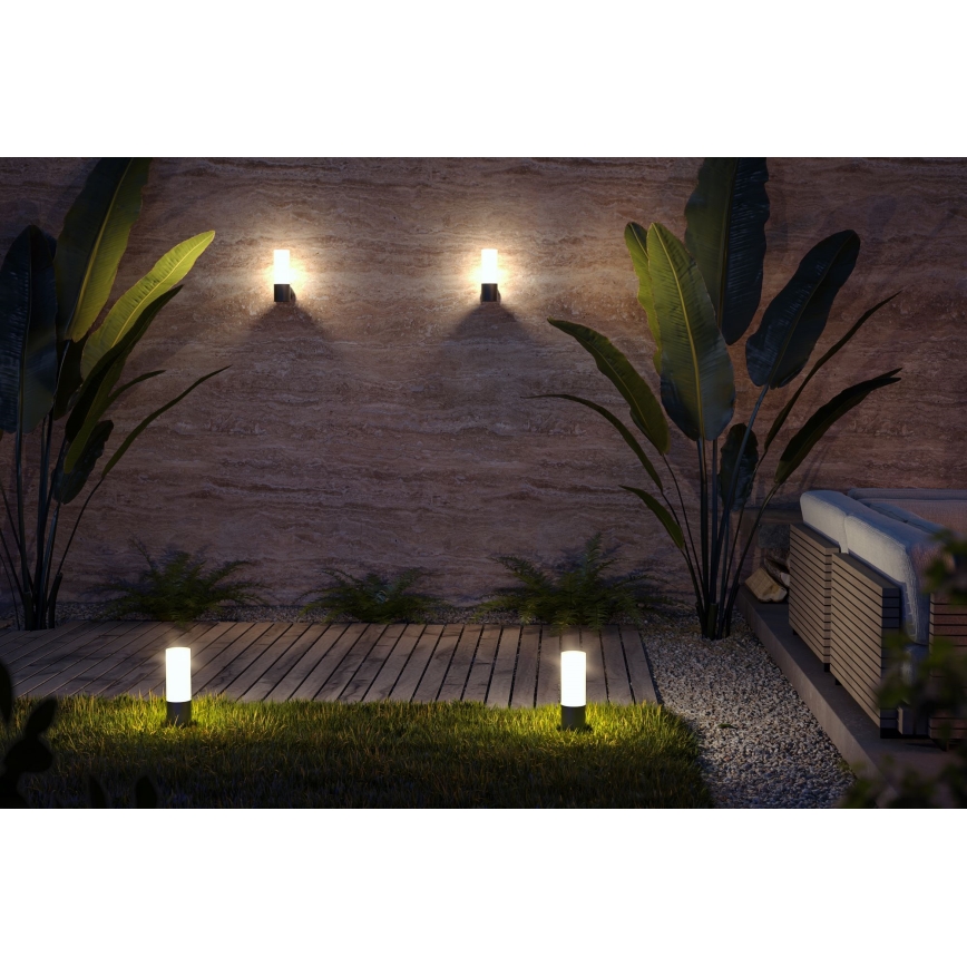 Maytoni O418FL-01B - Venkovní lampa WILLIS 1xE27/60W/230V 30 cm IP54 černá
