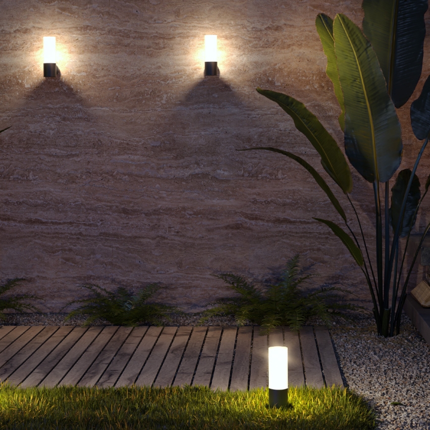 Maytoni O418FL-01GR - Venkovní lampa WILLIS 1xE27/60W/230V 30 cm IP54 antracit