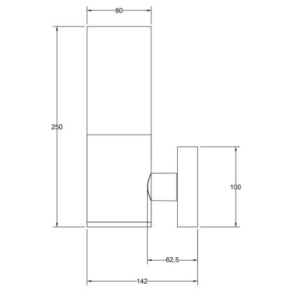 Maytoni O418WL-01B - Venkovní nástěnné svítidlo WILLIS 1xE27/60W/230V IP54 černá