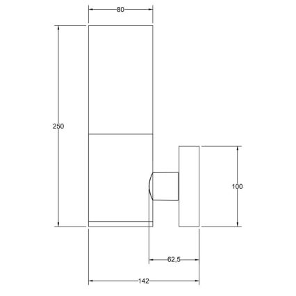 Maytoni O418WL-01GR - Venkovní nástěnné svítidlo WILLIS 1xE27/60W/230V IP54 antracit