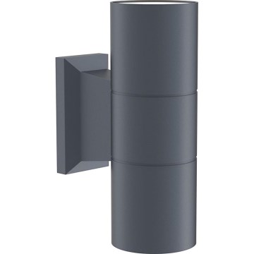Maytoni O574WL-02GR - Venkovní nástěnné svítidlo BOWERY 2xGU10/50W/230V IP54 antracit