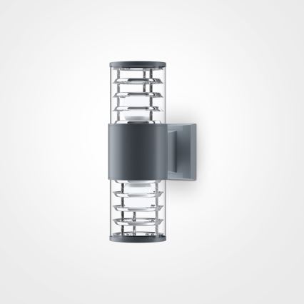Maytoni O576WL-02GR - Venkovní nástěnné svítidlo BRONX 2xE27/60W/230V IP54 antracit