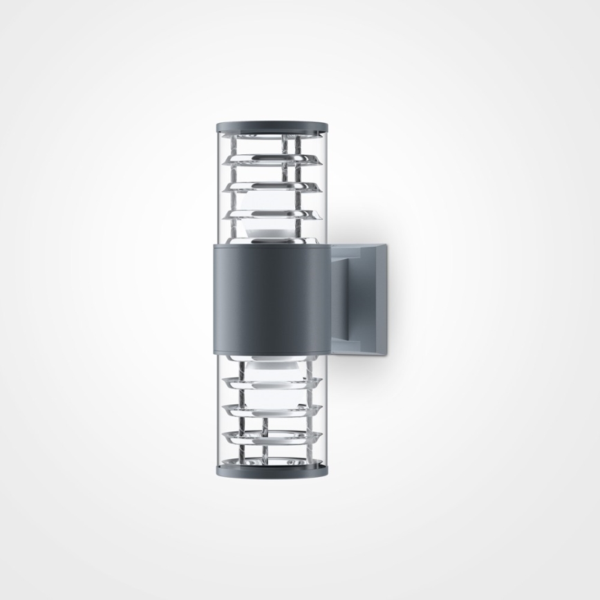 Maytoni O576WL-02GR - Venkovní nástěnné svítidlo BRONX 2xE27/60W/230V IP54 antracit