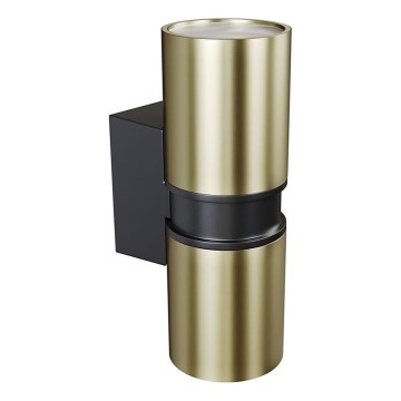 Maytoni O582WL-02BS - Venkovní nástěnné svítidlo BOWERY 2xGU10/50W/230V IP54 mosaz