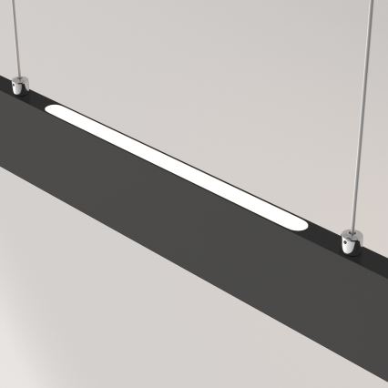 Maytoni P010PL-L23B4K - LED Lustr na lanku STEP LED/23W/230V 4000K 91 cm černá
