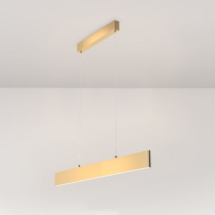 Maytoni P010PL-L23G3K - LED Lustr na lanku STEP LED/23W/230V 3000K 91 cm zlatá
