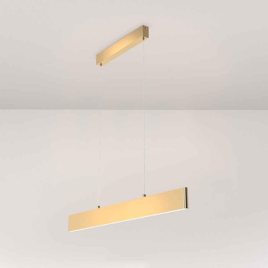 Maytoni P010PL-L23G3K - LED Lustr na lanku STEP LED/23W/230V 3000K 91 cm zlatá