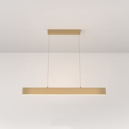 Maytoni P010PL-L23G3K - LED Lustr na lanku STEP LED/23W/230V 3000K 91 cm zlatá