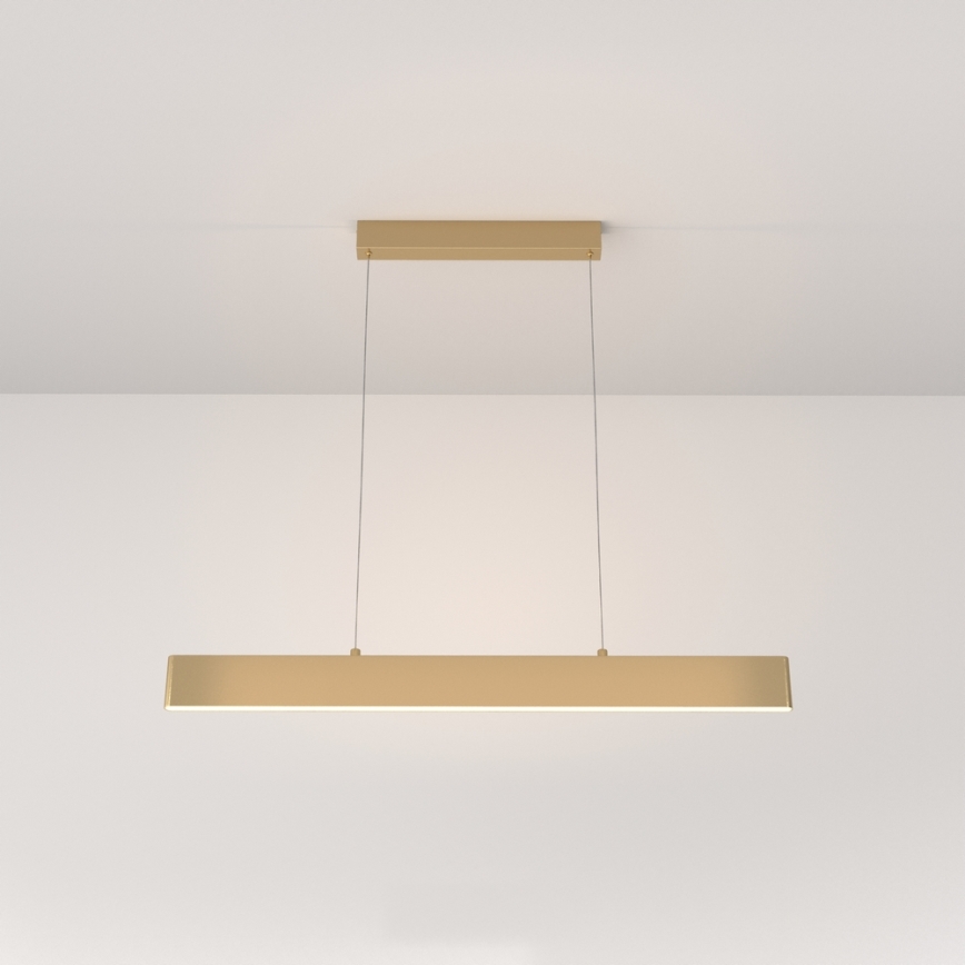 Maytoni P010PL-L23G3K - LED Lustr na lanku STEP LED/23W/230V 3000K 91 cm zlatá