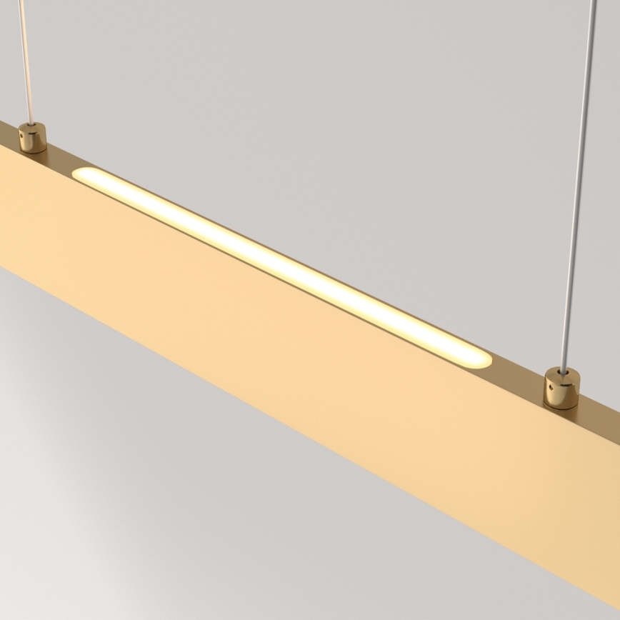 Maytoni P010PL-L23G3K - LED Lustr na lanku STEP LED/23W/230V 3000K 91 cm zlatá
