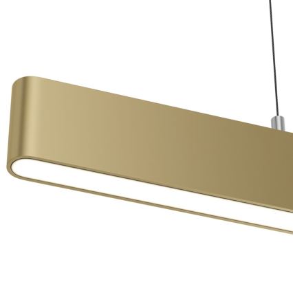 Maytoni P010PL-L23G3K - LED Lustr na lanku STEP LED/23W/230V 3000K 91 cm zlatá