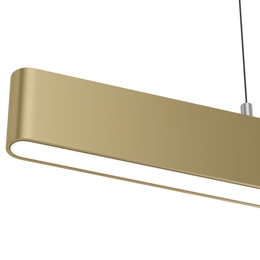 Maytoni P010PL-L23G3K - LED Lustr na lanku STEP LED/23W/230V 3000K 91 cm zlatá