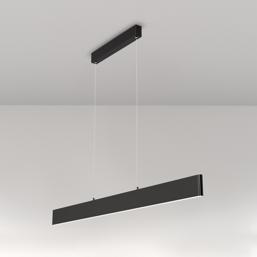 Maytoni P010PL-L30B4K - LED Lustr na lanku STEP LED/30W/230V 4000K 118,5 cm černá