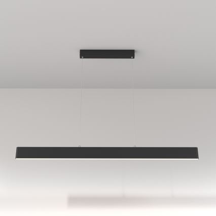 Maytoni P010PL-L30B4K - LED Lustr na lanku STEP LED/30W/230V 4000K 118,5 cm černá
