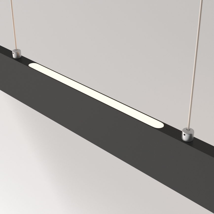 Maytoni P010PL-L30B4K - LED Lustr na lanku STEP LED/30W/230V 4000K 118,5 cm černá