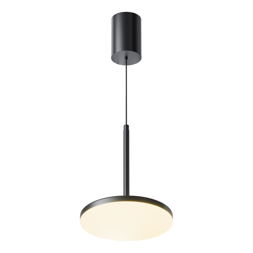 Maytoni P076PL-L12W3K-B - LED Lustr na lanku PLATO LED/12W/230V 3000K černá