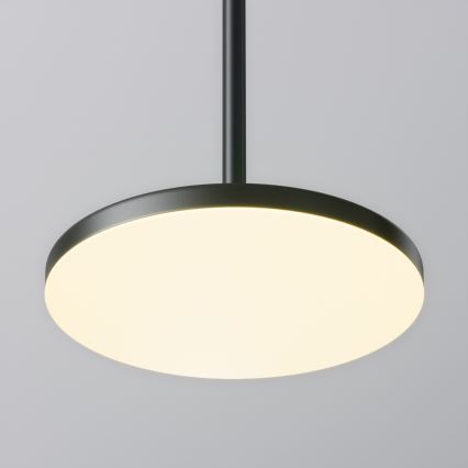Maytoni P076PL-L12W3K-B - LED Lustr na lanku PLATO LED/12W/230V 3000K černá