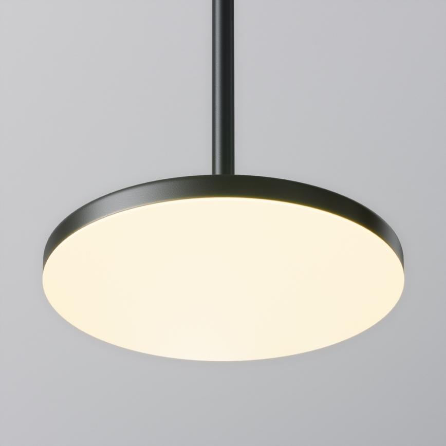 Maytoni P076PL-L12W3K-B - LED Lustr na lanku PLATO LED/12W/230V 3000K černá