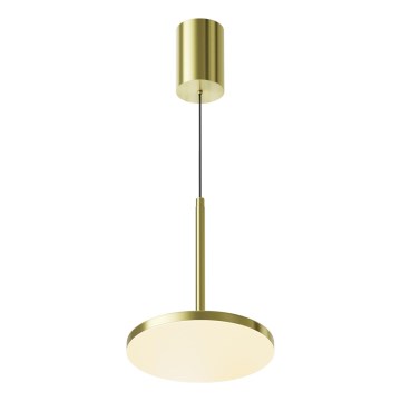 Maytoni P076PL-L12W3K-BS - LED Lustr na lanku PLATO LED/12W/230V 3000K zlatá