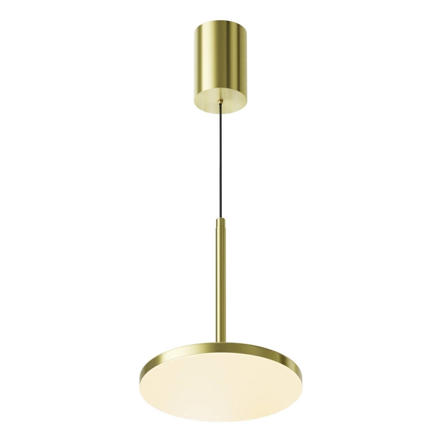 Maytoni P076PL-L12W3K-BS - LED Lustr na lanku PLATO LED/12W/230V 3000K zlatá