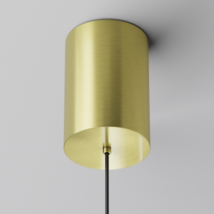 Maytoni P076PL-L12W3K-BS - LED Lustr na lanku PLATO LED/12W/230V 3000K zlatá