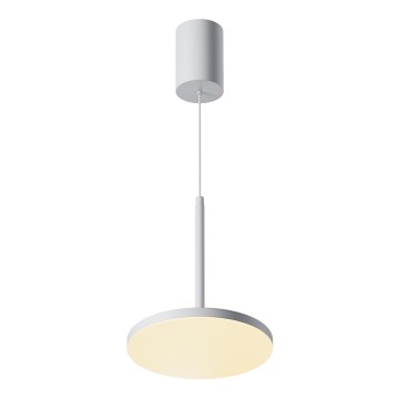 Maytoni P076PL-L12W3K-W - LED Lustr na lanku PLATO LED/12W/230V 3000K bílá