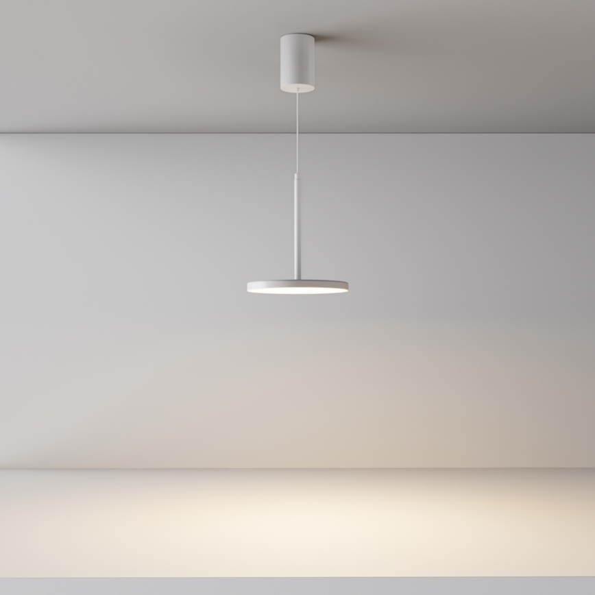 Maytoni P076PL-L12W3K-W - LED Lustr na lanku PLATO LED/12W/230V 3000K bílá