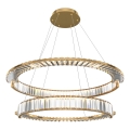 Maytoni P097PL-L90G4K - LED Lustr na lanku KRONE LED/90W/230V CRI 90 pr. 102 cm zlatá