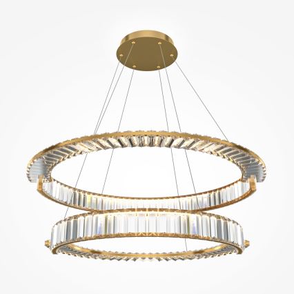 Maytoni P097PL-L90G4K - LED Lustr na lanku KRONE LED/90W/230V CRI 90 pr. 102 cm zlatá
