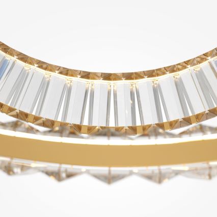 Maytoni P097PL-L90G4K - LED Lustr na lanku KRONE LED/90W/230V CRI 90 pr. 102 cm zlatá