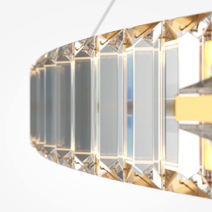 Maytoni P097PL-L90G4K - LED Lustr na lanku KRONE LED/90W/230V CRI 90 pr. 102 cm zlatá