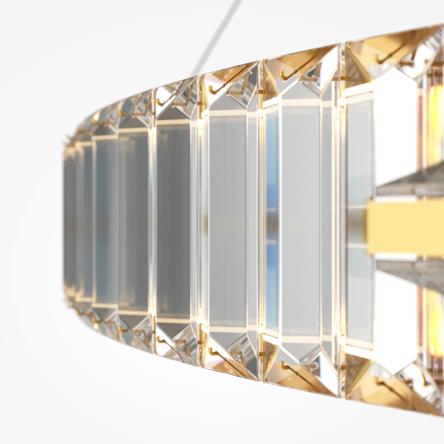 Maytoni P097PL-L90G4K - LED Lustr na lanku KRONE LED/90W/230V CRI 90 pr. 102 cm zlatá