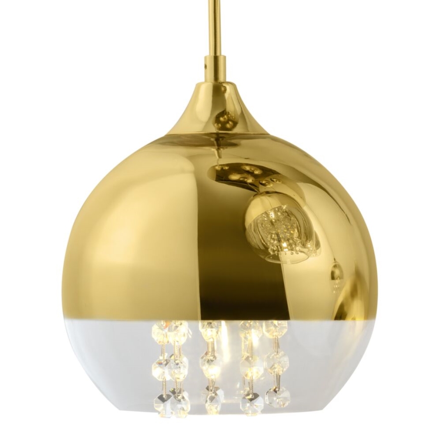 Maytoni P140-PL-170-5-G - Lustr na lanku FERMI 5xE27/60W/230V zlatá