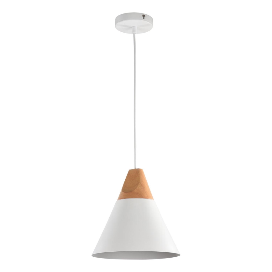 Maytoni P359-PL-01-W - Lustr na lanku BICONES 1xE27/60W/230V pr. 22 cm bílá/béžová