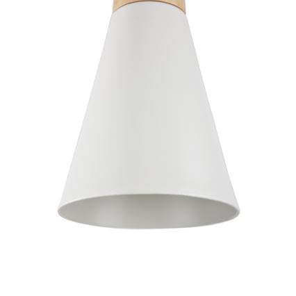 Maytoni P359-PL-140-W - Lustr na lanku BICONES 1xE27/60W/230V pr. 14 cm bílá/béžová