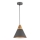 Maytoni P359-PL-220-C - Lustr na lanku BICONES 1xE27/60W/230V pr. 22 cm šedá/béžová